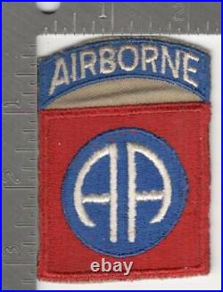 WW 2 US Army 82nd Airborne Patch with Attached Tab Inv# K0898
