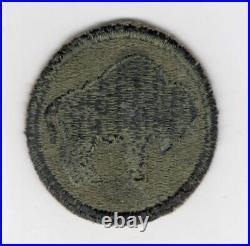 WW 2 US Army 92nd Infantry Division Greenback Patch Inv# G055