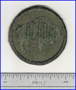 WW 2 US Army 92nd Infantry Division Greenback Patch Inv# S444