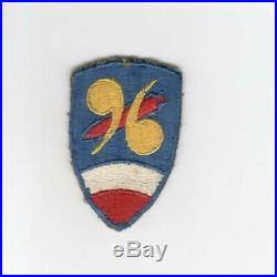 WW 2 US Army 96th Chemical Mortar Battalion Patch Inv# G071