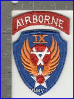 WW 2 US Army 9th Air Force Airborne Aviation Engineer Patch Inv# N2105