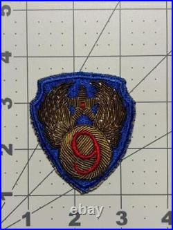 WW 2 US Army 9th Air Force Bullion Patch Inv# K6555