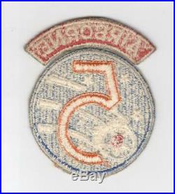 WW 2 US Army AF 5th Air Force Airborne Rescue Patch With Correct Tab Inv# M692