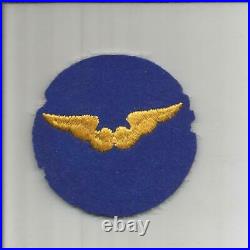 WW 2 US Army Air Force Flight Instructor Wool Patch Inv# B021