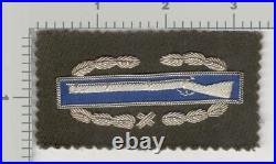 WW 2 US Army CIB Combat Infantry Badge Bullion Patch Inv# K3019