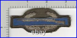 WW 2 US Army CIB Combat Infantry Badge Bullion Patch Inv# K3025