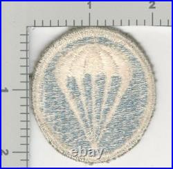 WW 2 US Army Infantry Parachute Garrison Cap Patch Inv# K2919