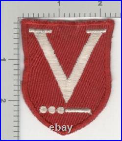 WW 2 US Army Victory Task Force Twill Greenback Patch Inv# K3154