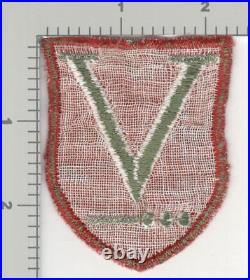 WW 2 US Army Victory Task Force Twill Greenback Patch Inv# K3154