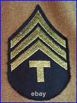 WW II US Army 5th Air Force Uniform Jacket Pacific Campaign Ribbons Patches
