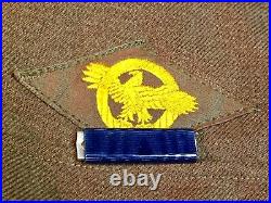 WW II US Army 5th Air Force Uniform Jacket Pacific Campaign Ribbons Patches