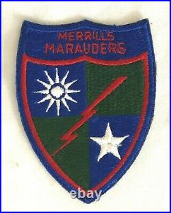WW II US Army Merrills Marauders Shoulder Sleeve Insignia Patch