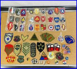 World War 2 SERVICE PATCHES ARMY COMBAT SPECIAL SERVICE WW2 USA GERMANY LOT