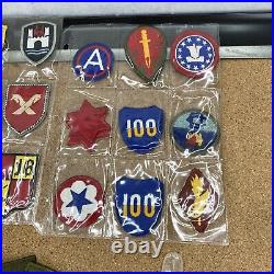 World War 2 SERVICE PATCHES ARMY COMBAT SPECIAL SERVICE WW2 USA GERMANY LOT