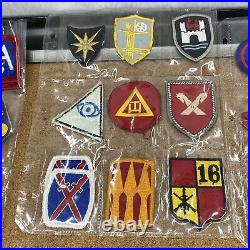 World War 2 SERVICE PATCHES ARMY COMBAT SPECIAL SERVICE WW2 USA GERMANY LOT