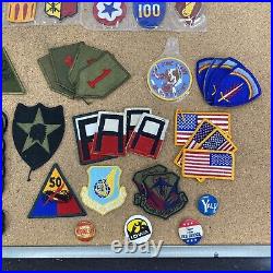 World War 2 SERVICE PATCHES ARMY COMBAT SPECIAL SERVICE WW2 USA GERMANY LOT