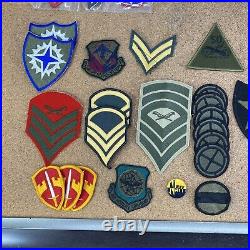 World War 2 SERVICE PATCHES ARMY COMBAT SPECIAL SERVICE WW2 USA GERMANY LOT