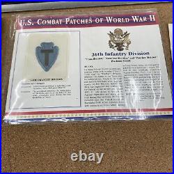 World War 2 SERVICE PATCHES ARMY COMBAT SPECIAL SERVICE WW2 USA GERMANY LOT