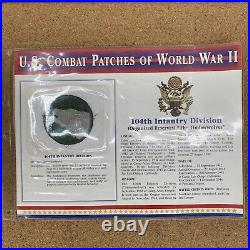 World War 2 SERVICE PATCHES ARMY COMBAT SPECIAL SERVICE WW2 USA GERMANY LOT