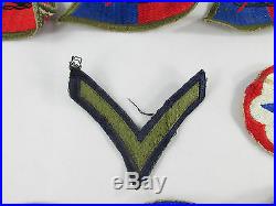 World War 2 WW2 WWII Patches Patch Lot US Army Europe 6th Armored Division