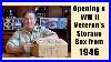 World War II Army And Army Air Force Veteran S 1946 Storage Box Opened After 75 Years In The Attic