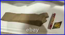 World War II Decorated Wool Army Jacket With Patches, Pins, Buttons & Tie 37R