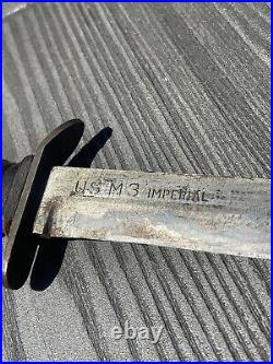 World War II US Army M3 Imperial Knife Vintage Antique