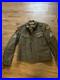 World War II Vintage Army Jacket, Gold US Pins 1st Armored Division Patch