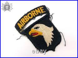 World War Two US Army 101st Airborne Division Patch Type 7 Eagle Tunic Removed