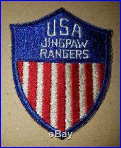 Ww2 Era Us Army USA Jingpaw Rangers Insignia Patch