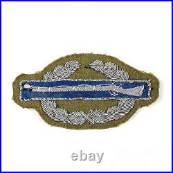 Ww2 Us Army Combat Infrantryman Badge Cib Bullion Patch German Made