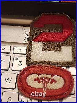 Ww2 Us Army Group Sterling Silver Cib-senior Jump Wings Medals-jump Patchs Rare