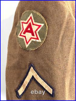 Ww2 Us Army Ike Jacket (mod) 6th Army And 32nd Inf. Div. Patches + Shirt