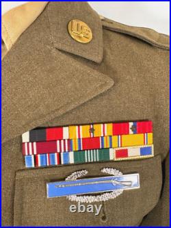 Ww2 Us Army Ike Jacket (mod) 6th Army And 32nd Inf. Div. Patches + Shirt