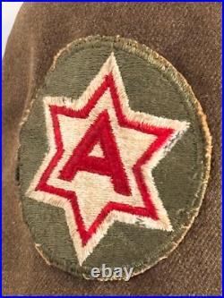 Ww2 Us Army Ike Jacket (mod) 6th Army And 32nd Inf. Div. Patches + Shirt