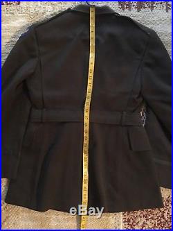 Ww2 Us Army Officers Chocolate Jacket With Bullion Aaf Patch