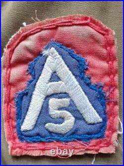 Ww2 Us Army patch 5th army embroidery made in Italy for Brazil troops Brasil