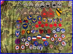 Ww2 era US Army Patch Lot USAAF, Armored, Infantry Division