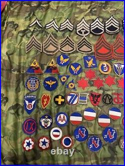 Ww2 era US Army Patch Lot USAAF, Armored, Infantry Division