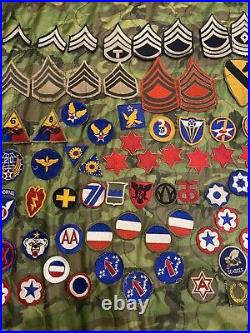 Ww2 era US Army Patch Lot USAAF, Armored, Infantry Division