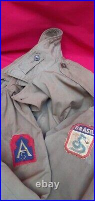 Ww2 us army rare Brazilian Jacket M41 for brazil troops serving with us 5th army