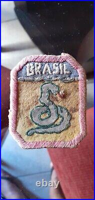 Ww2 us army rare brazil patch for brazil troops serving with us 5th army