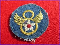 Ww 2 US Army Air Force AAF 8th Air Force patch embroidered on felt GEM
