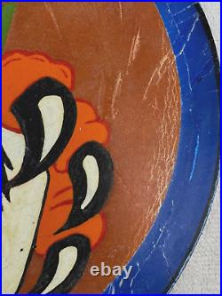 Wwii Era Us Air Army 351st Fighter Squadron Hand Painted Leather Patch