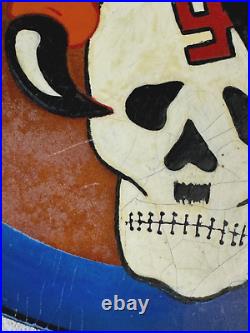 Wwii Era Us Air Army 351st Fighter Squadron Hand Painted Leather Patch