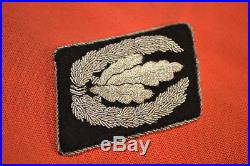 Wwii German Collar Tab Patch Brought Back By Us Army Major 45th Infantry In 1945