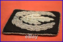 Wwii German Collar Tab Patch Brought Back By Us Army Major 45th Infantry In 1945