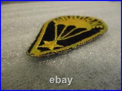 Wwii / Korea Original Us Army Airborne Patch Black/gold Master Jumper/training