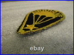 Wwii / Korea Original Us Army Airborne Patch Black/gold Master Jumper/training