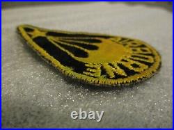 Wwii / Korea Original Us Army Airborne Patch Black/gold Master Jumper/training